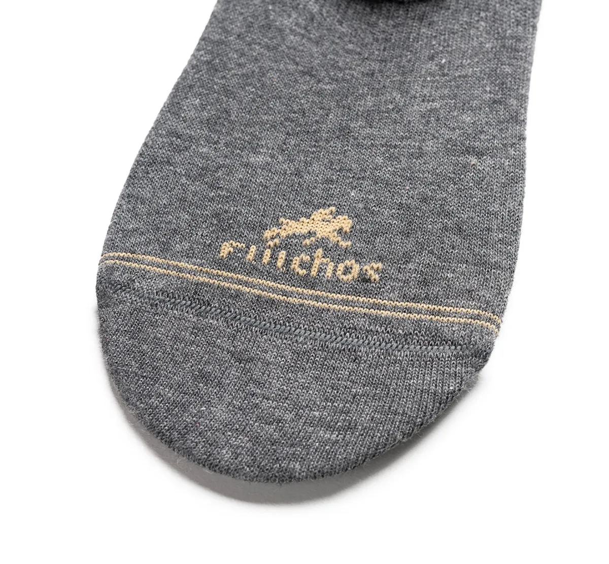 Fluchos CA0002 fantasmini uomo 2 paia grigio righe