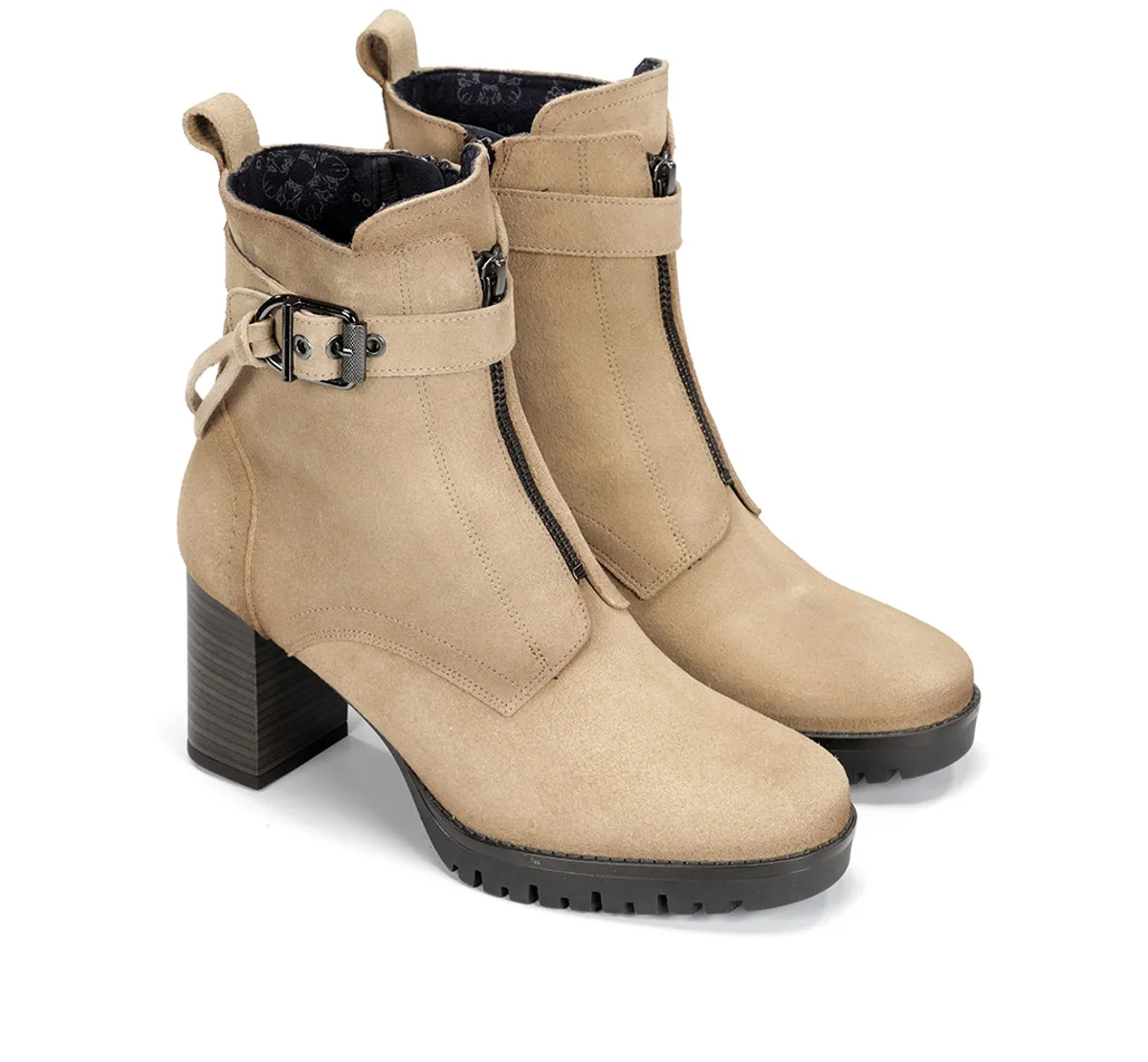 Dorking Evie D9163 stivaletto donna marrone tacco