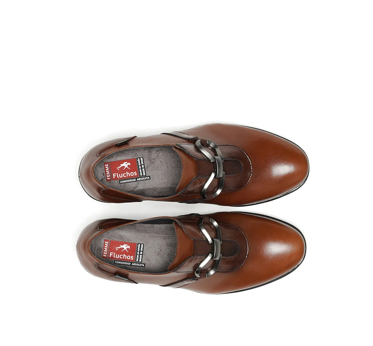 Fluchos Nydia F1806 Scarpe Donna Marroni Classiche