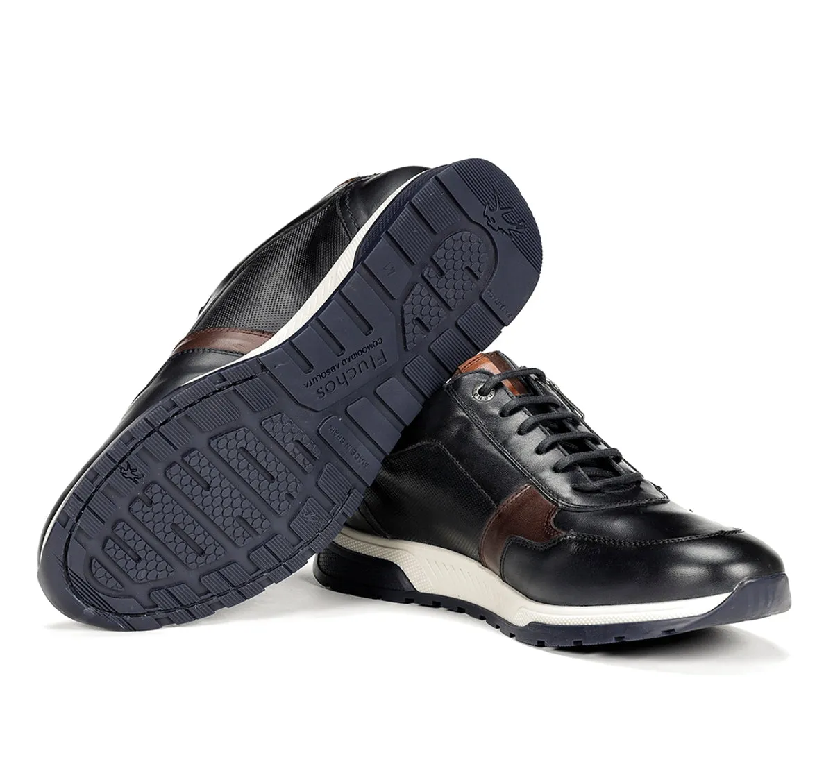 Fluchos Louis F1600 sneakers uomo blu in pelle