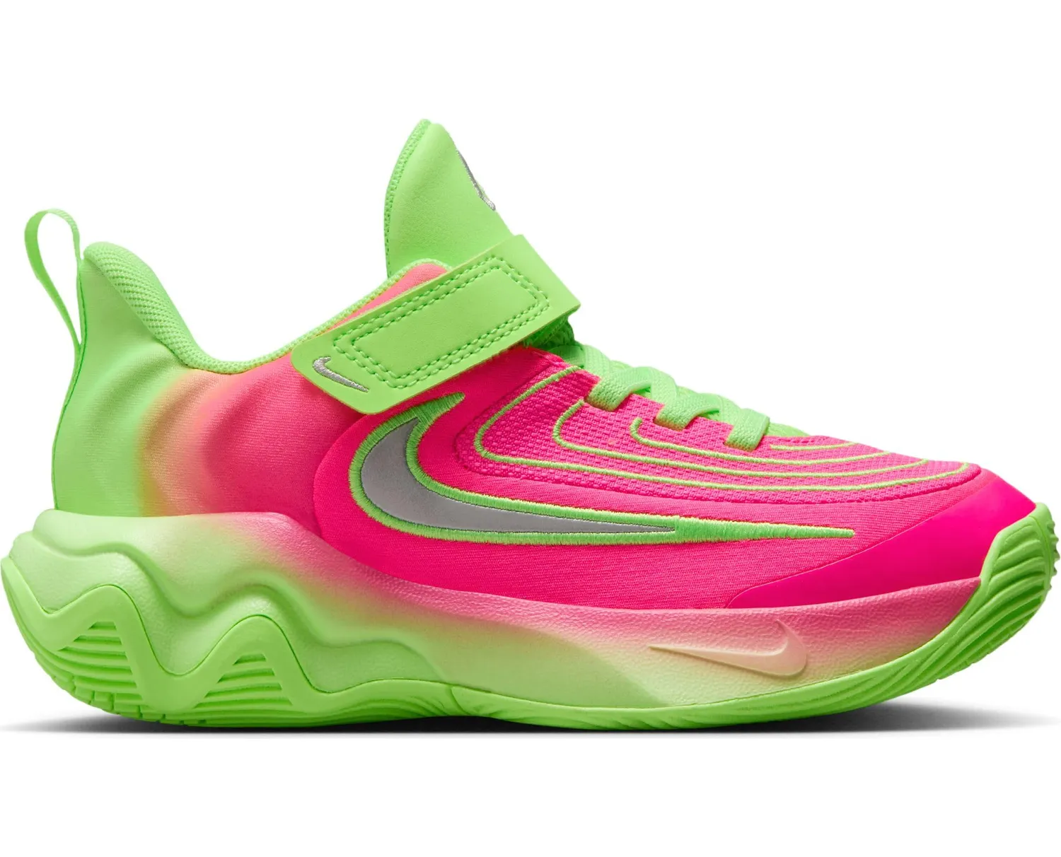 Nike Giannis Immortality 4 scarpe basket bimbo lime