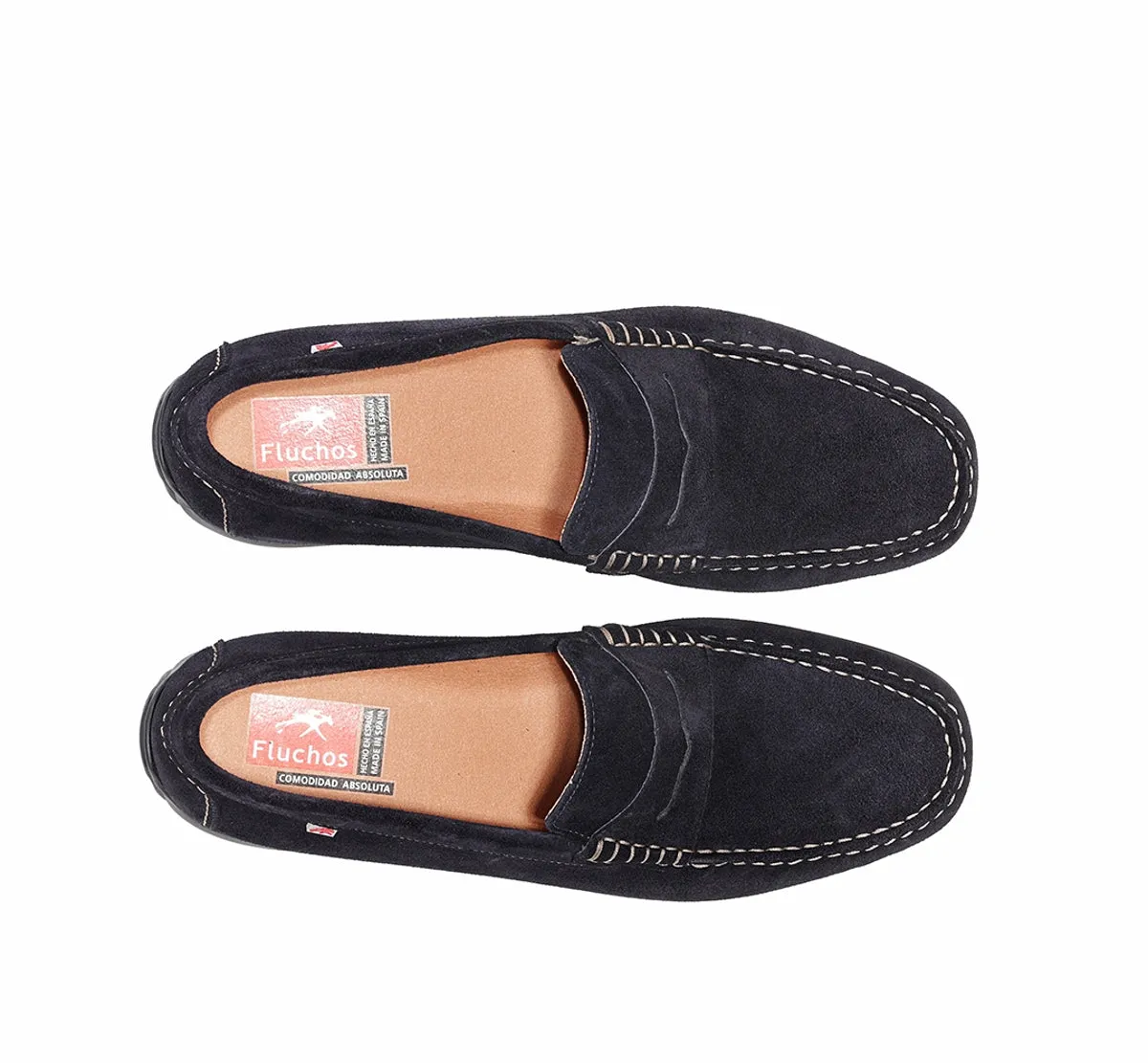 Fluchos Samoa F2207 mocassino uomo blu flessibile