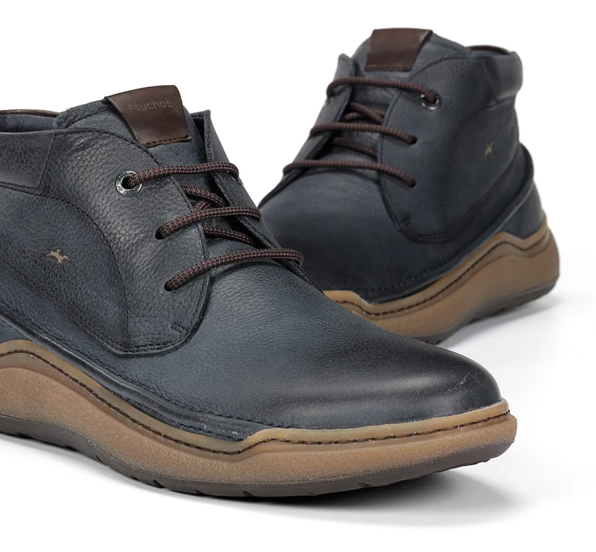 Fluchos Rocky F2034 stivaletto uomo blu pianta larga