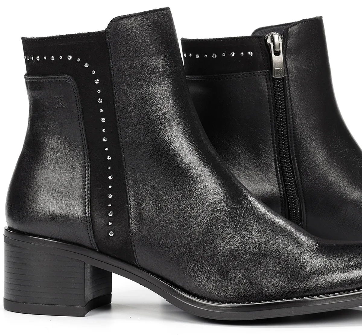 Dorking Chiara D9134 stivaletti donna neri punta
