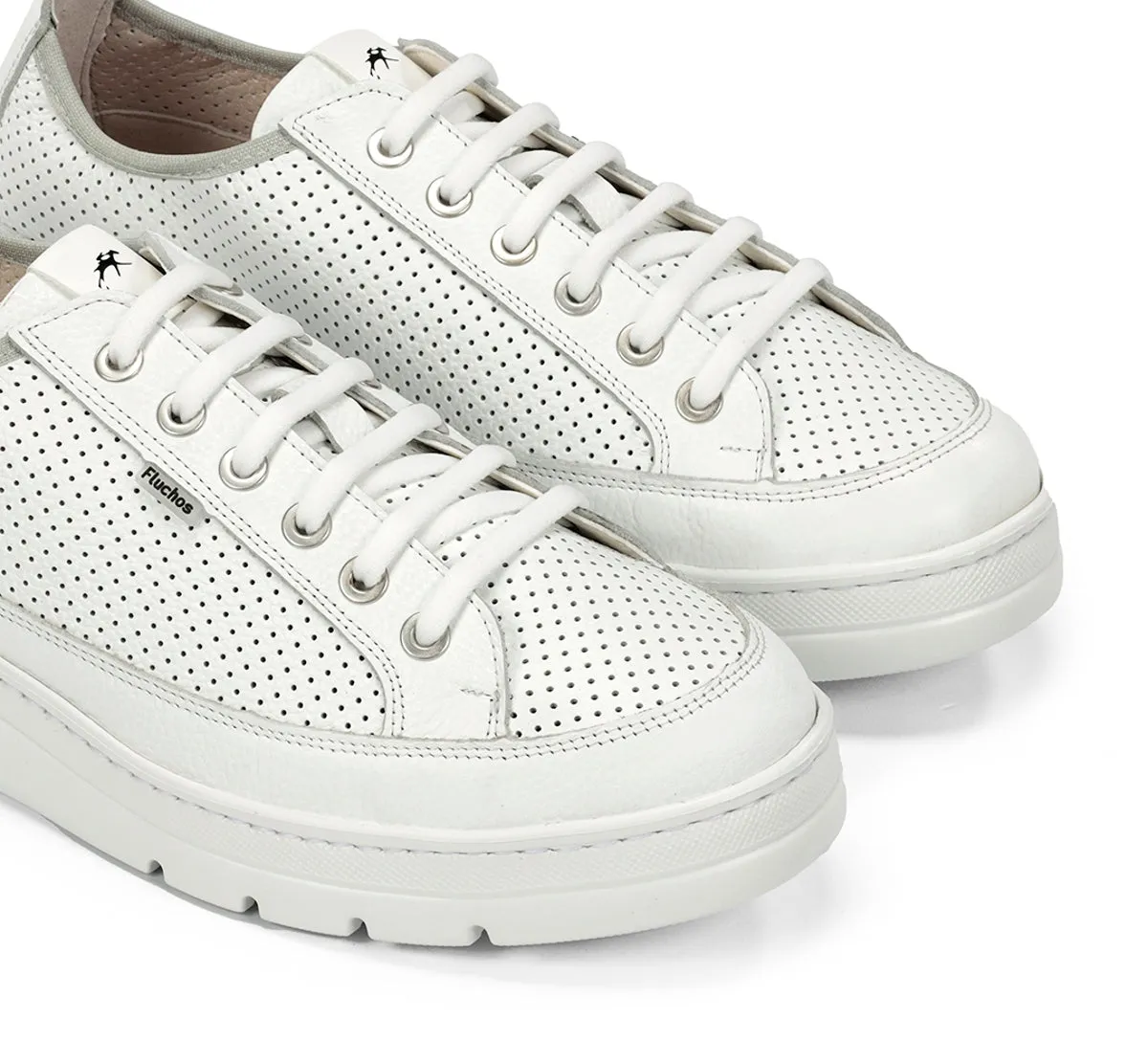Fluchos Pompas F2123 sneakers donna bianche suola light