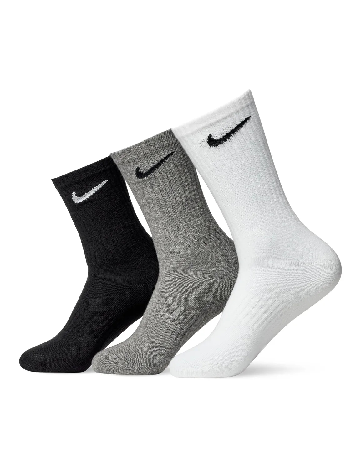 Nike Everyday Ltwt Calzini Uomo Neri 3 Paia Cotone