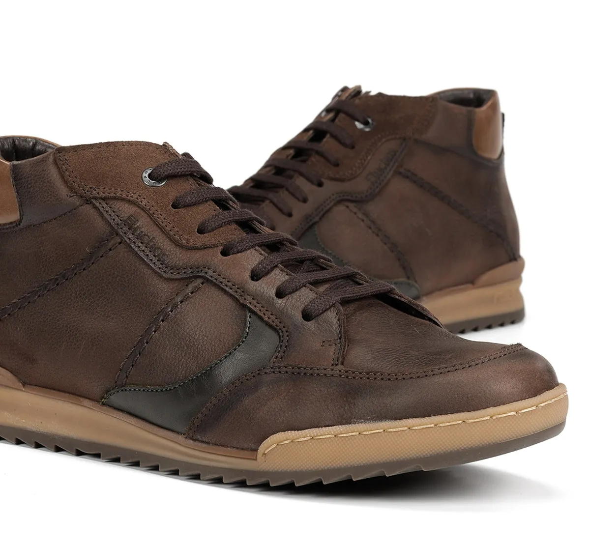 Fluchos Elder F2274 polacchino uomo marrone pianta larga