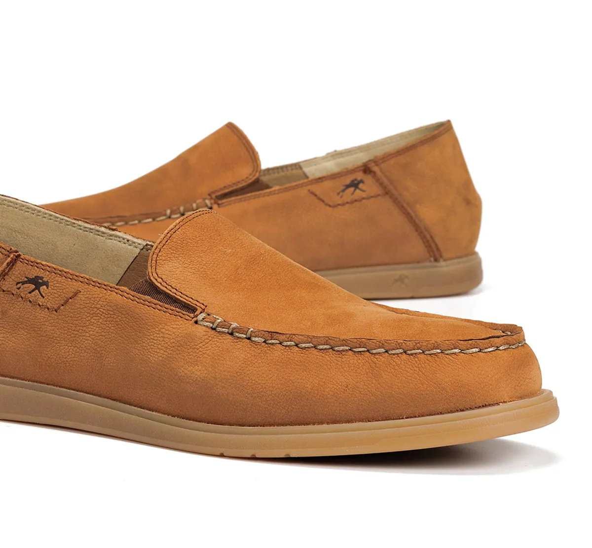Fluchos Tribal F2193 mocassini uomo marrone gomma