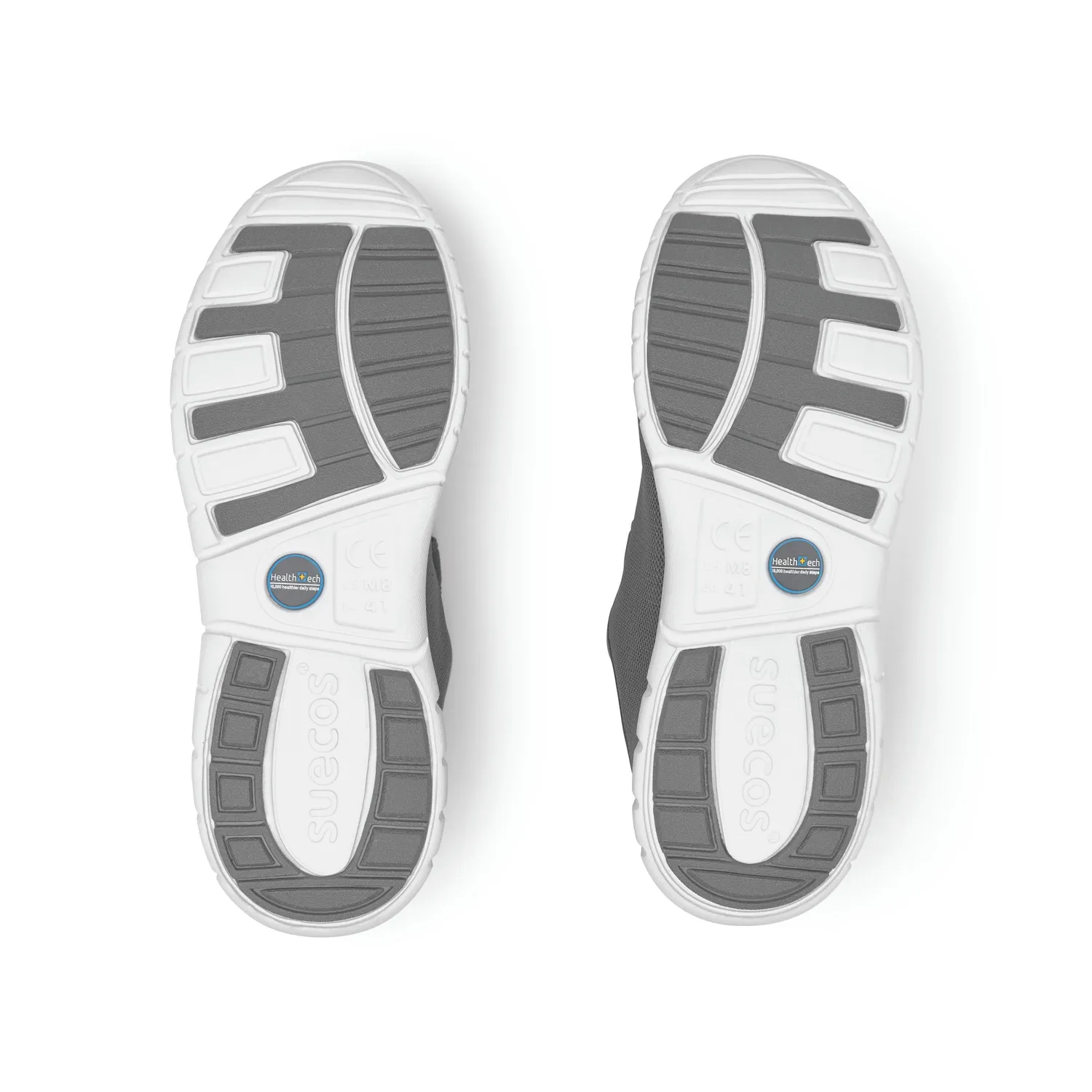 Suecos Alma Velcro Grey scarpe da lavoro grigie antiscivolo