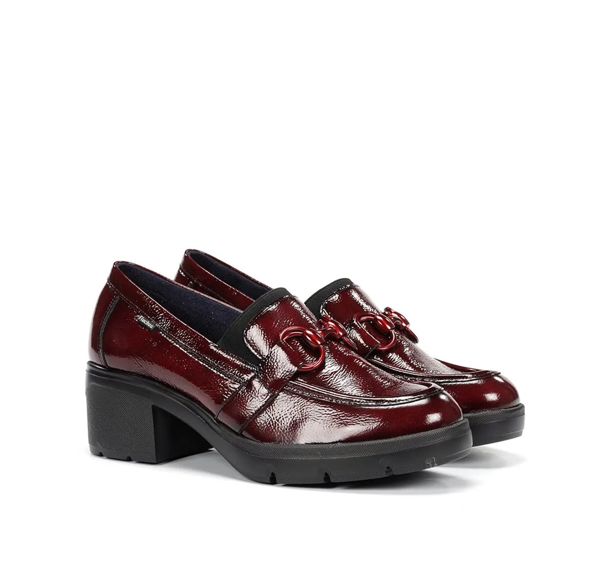 Fluchos Fugaz F2111 mocassini donna rossi carrarmato