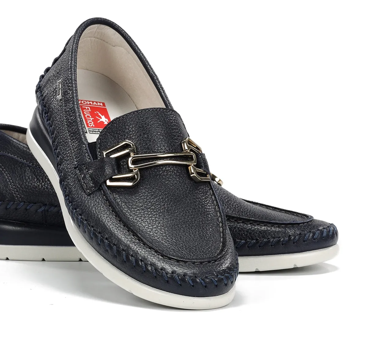 Fluchos Sella F2141 mocassino blu donna