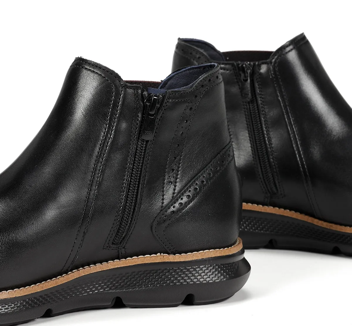 Fluchos William F1354 stivaletto uomo nero pelle