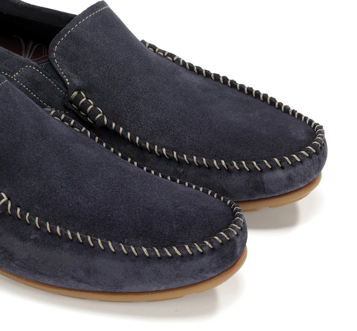 Fluchos Dorian F1091 Mocassino Uomo Blu in Pelle