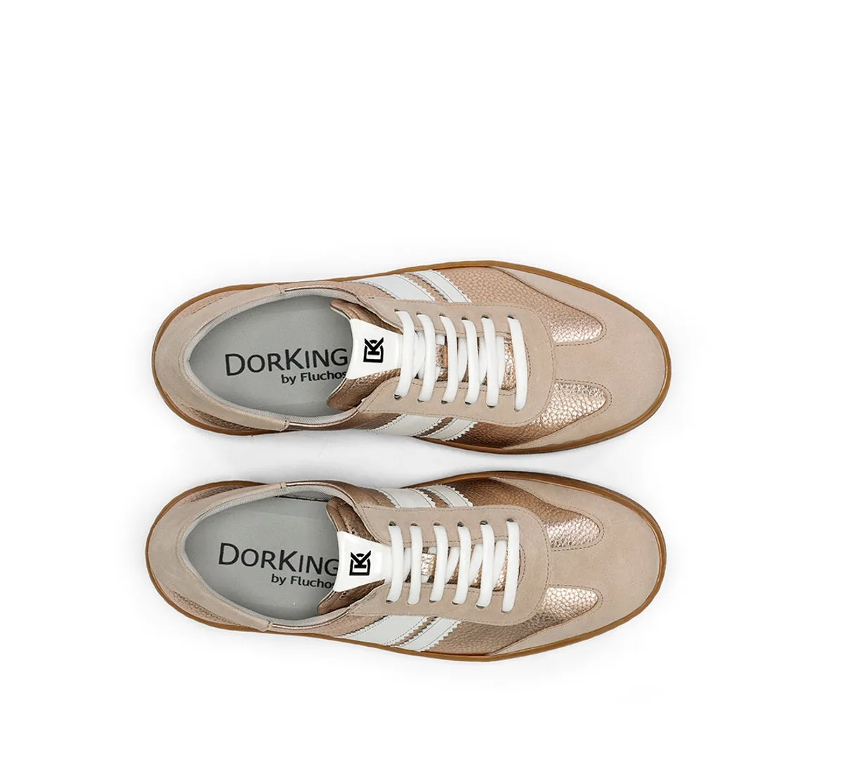 Fluchos Lynn D9477 sneakers donna oro leggera