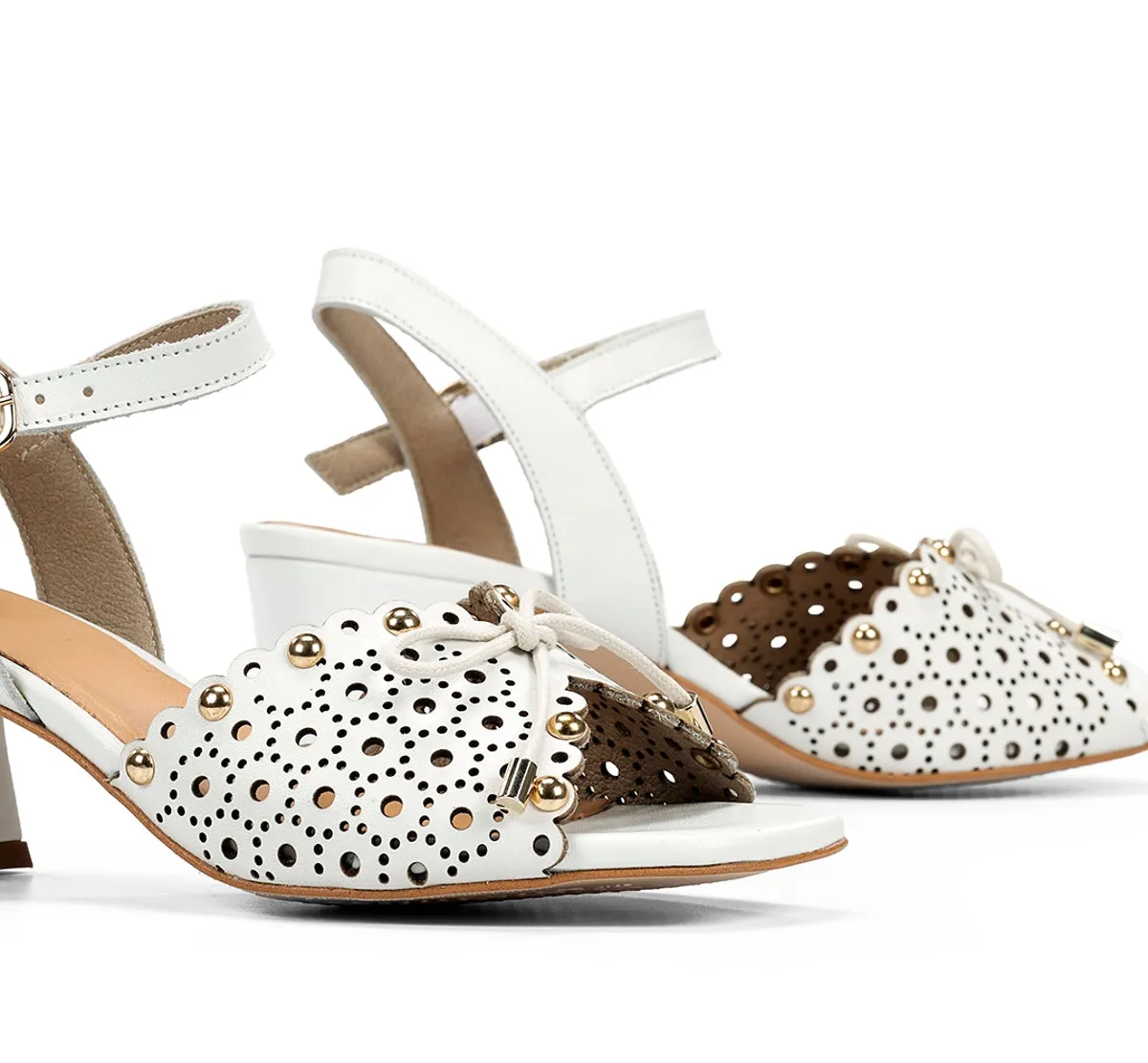 Dorking Larus D9457 sandali donna bianchi