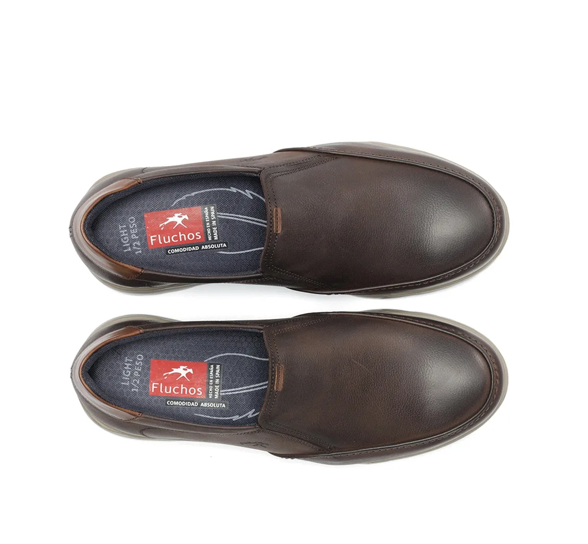 Fluchos Daryl F1458 slip-on marrone classiche
