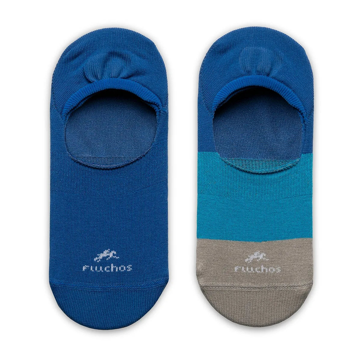 Fluchos CA0002 fantasmini uomo blu 2 paia cotone
