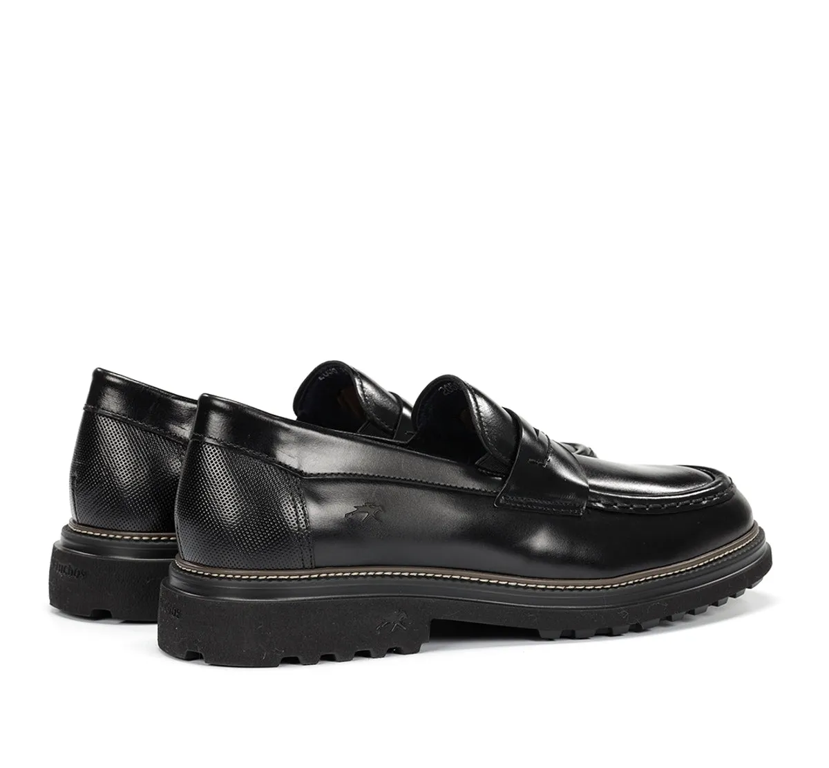 Fluchos Lincon F2058 mocassini uomo neri pelle