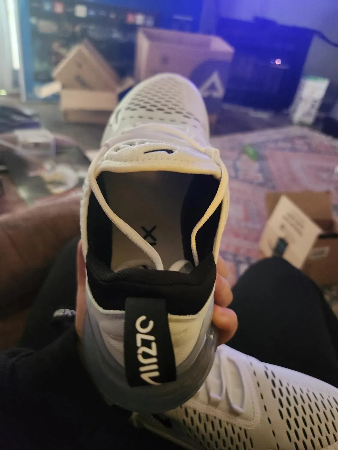 Nike Air Max 270 Scarpe Ginnastica Donna 41 Bianco Air